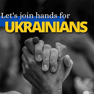 Let's join hands for Ukrainians