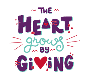 Heart going by Giving